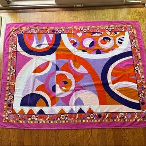 Emilio Pucci Pink and White Towel. Soft and thick.